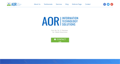 Desktop Screenshot of aor-its.com